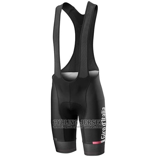 2019 Cycling Jersey Giro D'italy Dark Blue Short Sleeve And Bib Short